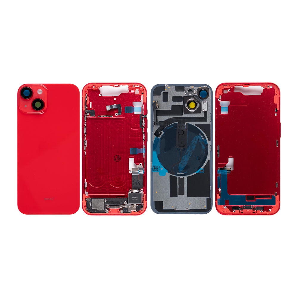 For Apple 14 behuizing met kleine onderdelen rood OEM