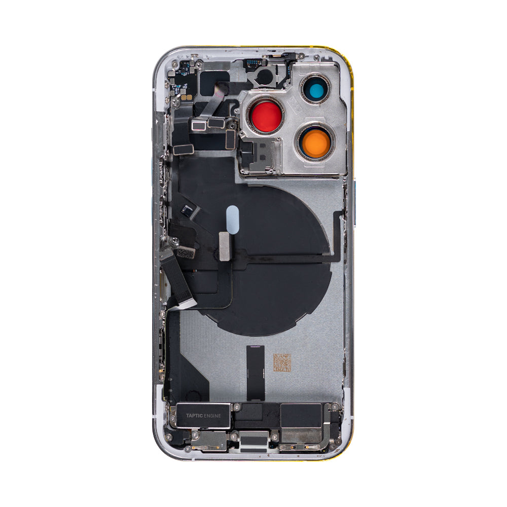 For Apple 14 Pro behuizing met kleine onderdelen zilver OEM
