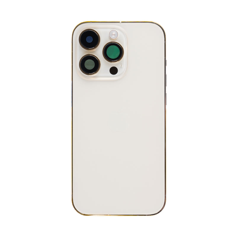 For Apple 14 Pro-behuizing met kleine onderdelen, goud, OEM