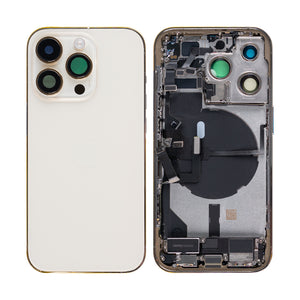 For Apple 14 Pro-behuizing met kleine onderdelen, goud, OEM