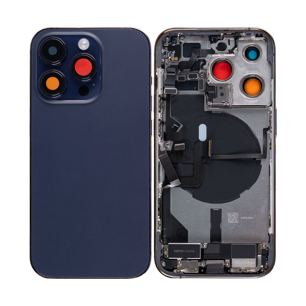 For Apple 14 Pro-behuizing met kleine onderdelen Deep Purple OEM