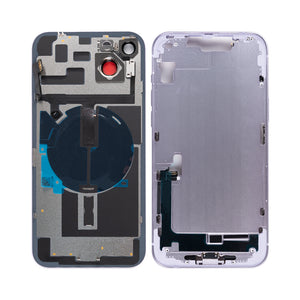 For Apple 14 Plus behuizing met kleine onderdelen paars OEM
