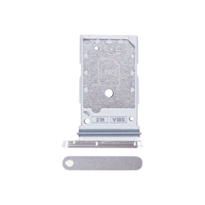 Samsung Galaxy S24 S921B, S24 Plus S926B Sim Kaarthouder Marmer Grijs OEM