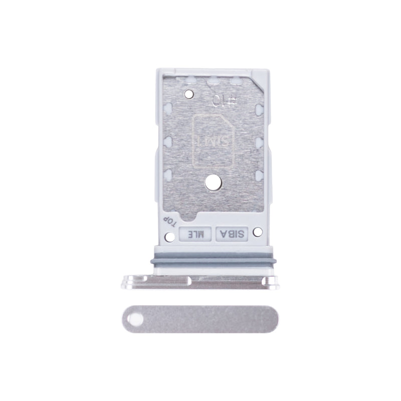 Samsung Galaxy S24 S921B, S24 Plus S926B Sim Kaarthouder Marmer Grijs OEM