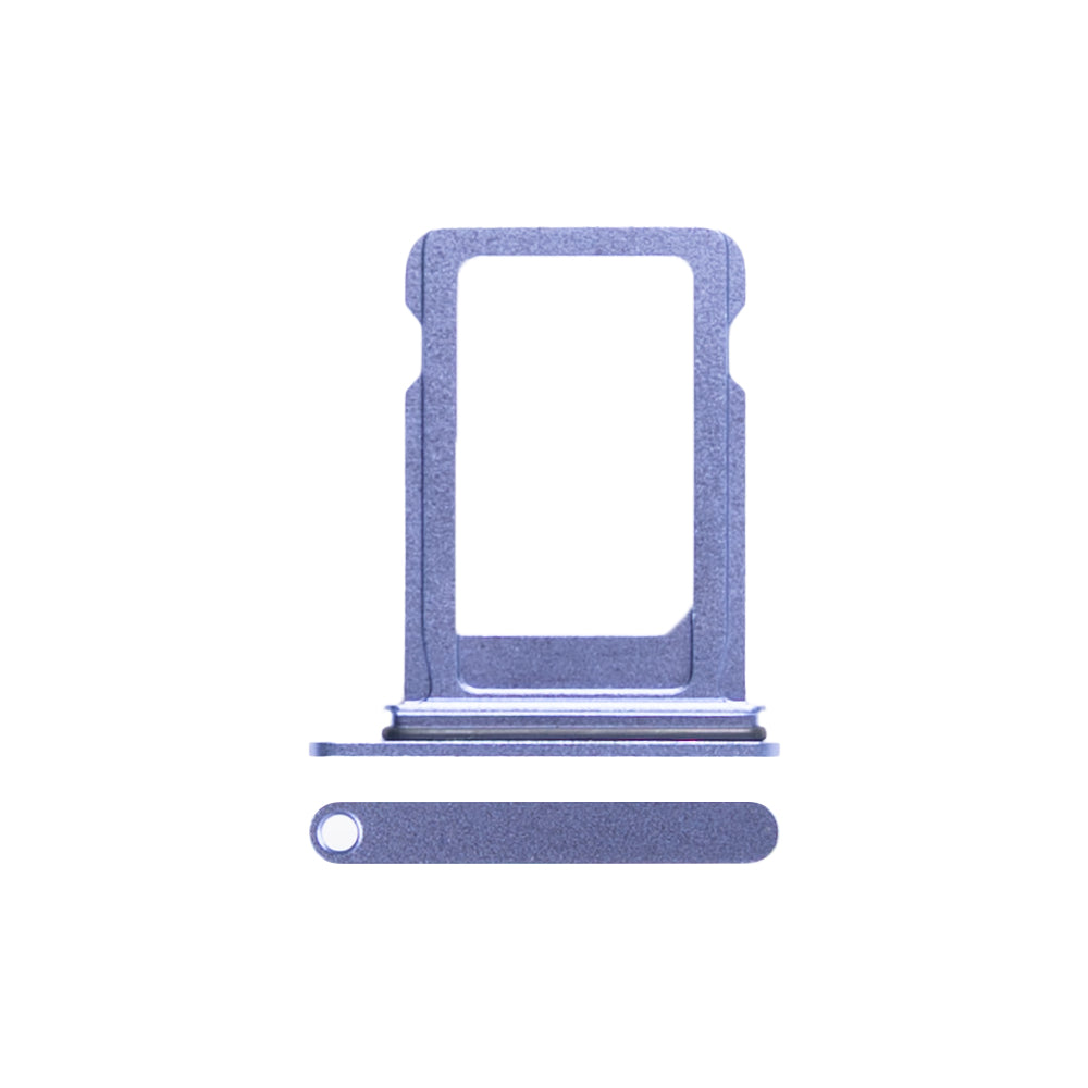 For Apple 12 Mini Sim-houder Paars Getrokken