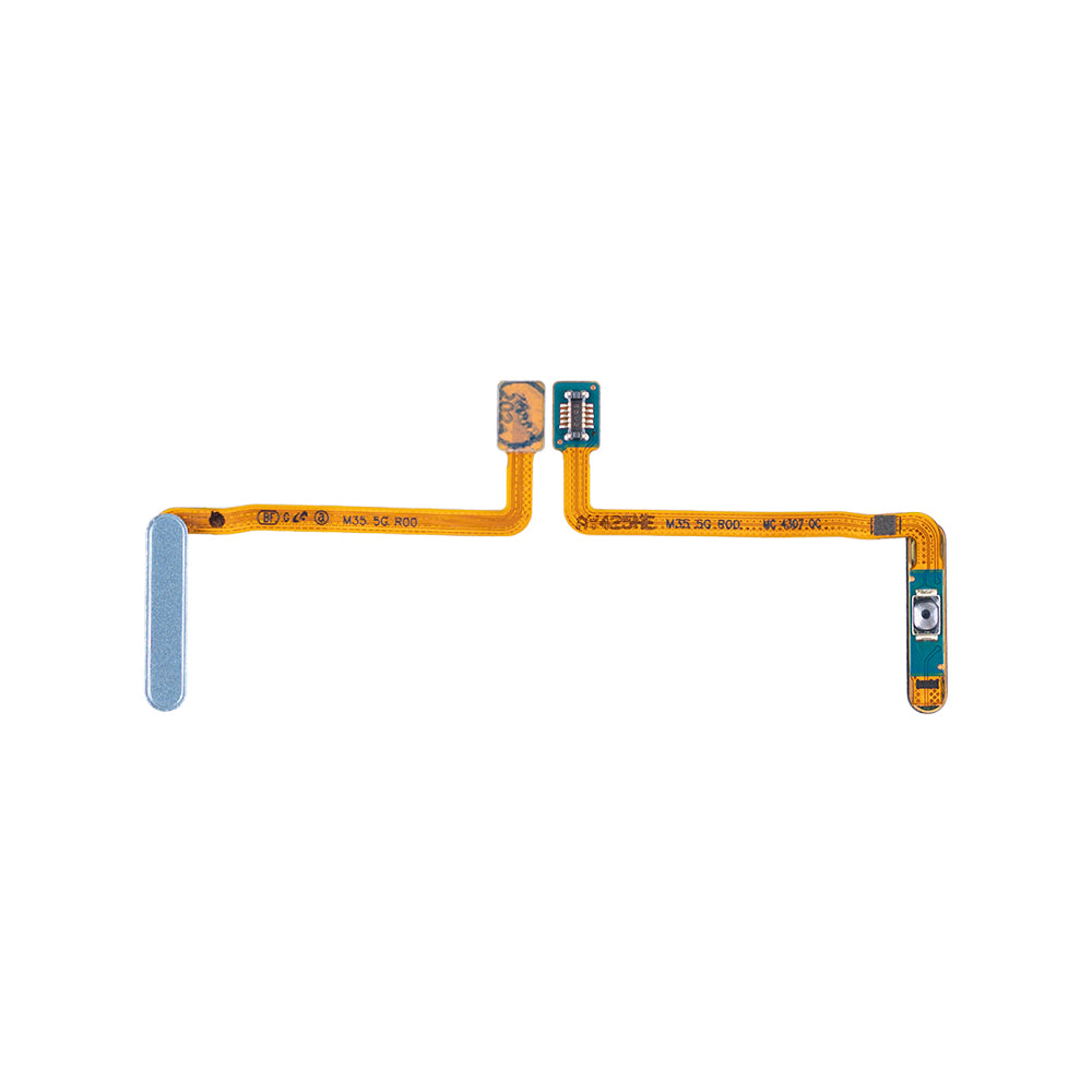 Samsung Galaxy M35 M356B Vingerafdruksensor Flex met aan/uit-knop Lichtblauw OEM