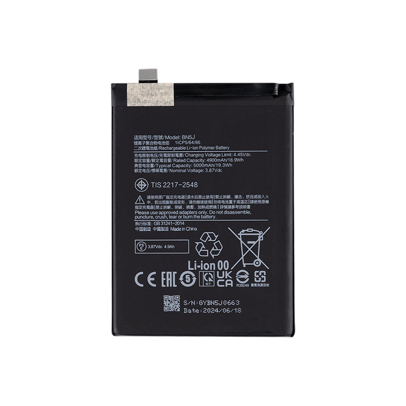 Xiaomi Poco X5, Redmi Note 12 5G Batterij BN5J OEM