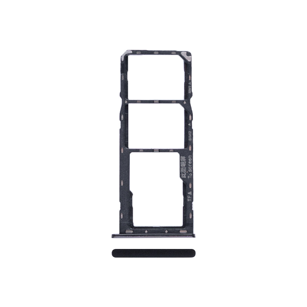 Samsung Galaxy A20s A207F Sim Kaarthouder Zwart OEM