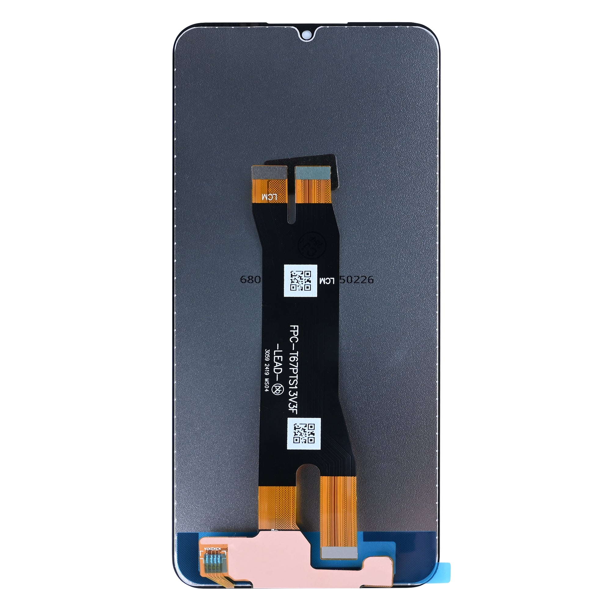ZTE Blade A35-scherm en digitizer zonder frame, zwart, OEM