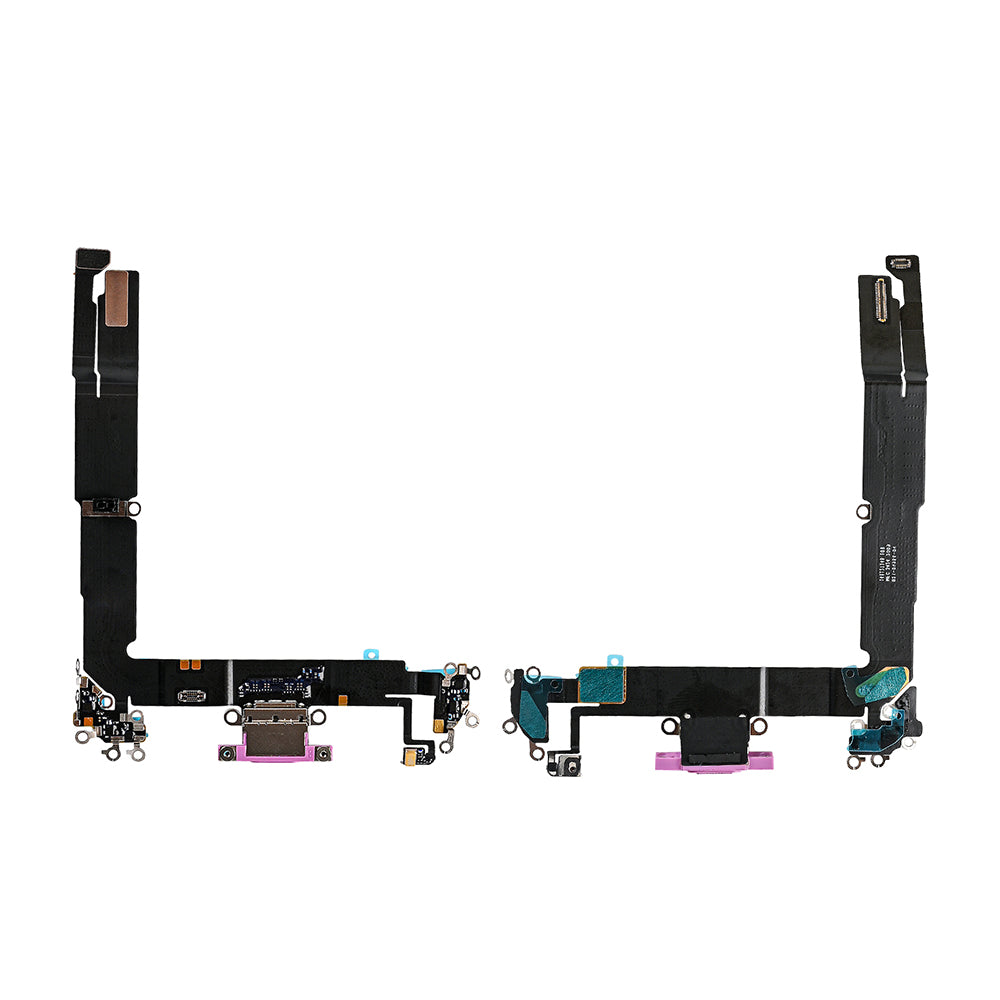 For Apple 16 Plus Systeem Opladen Flex Roze Getrokken