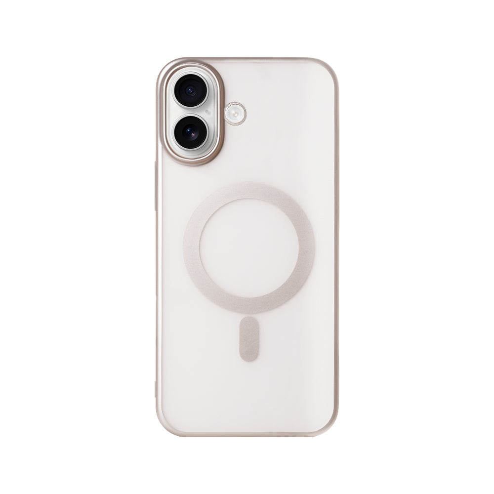 Rixus Instinct Mag Case For Apple iPhone 16 Plus Titanium Grijs