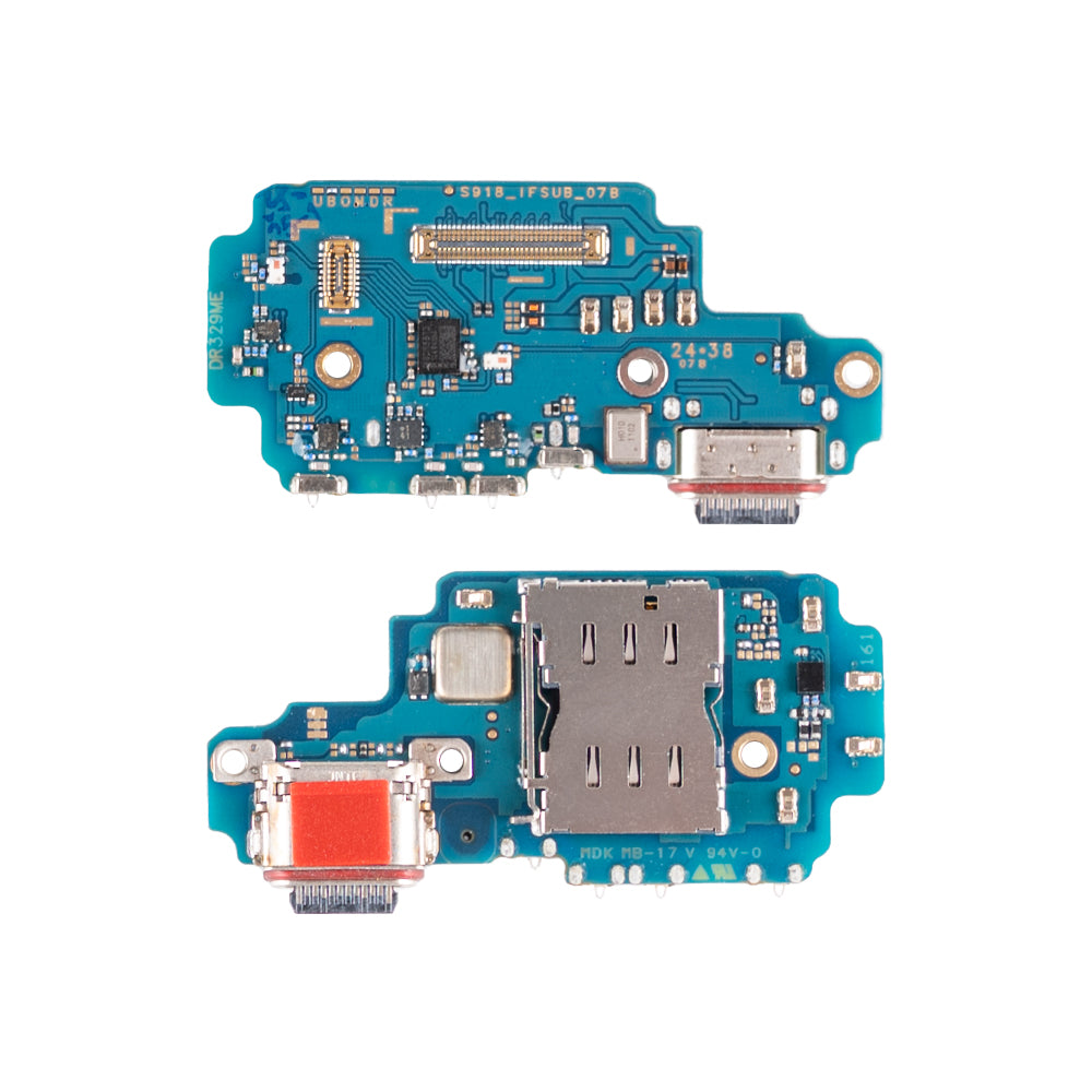 Samsung Galaxy S23 Ultra S918B Systeem Oplaad Board OEM