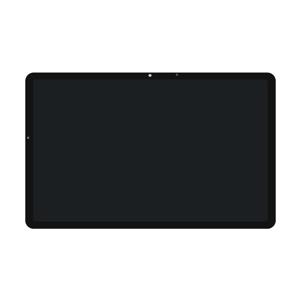 Samsung Galaxy Tab S8 X700, X706 Beeldscherm en Digitizer zonder Frame Zwart OEM