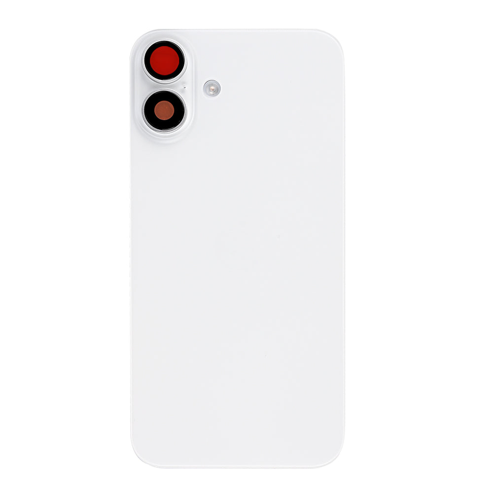 For Apple 16 achterglas met NFC, vergroot cameraframe wit compatibel