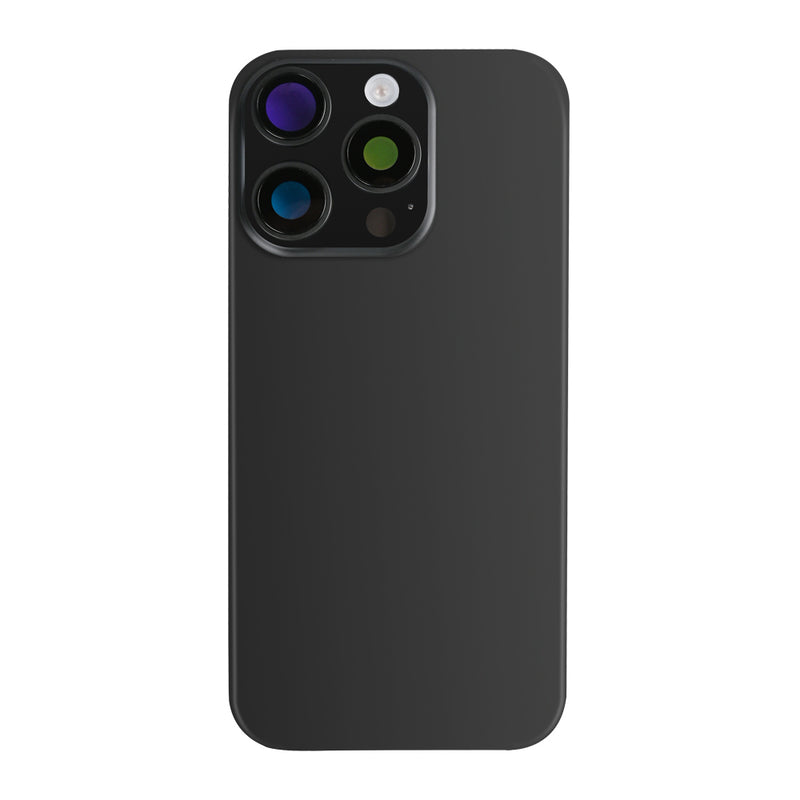 For Apple 16 Pro achterglas met NFC, vergroot cameraframe zwart titanium compatibel