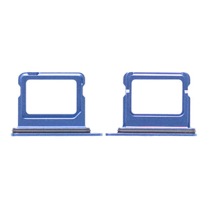 For Apple iPhone 16, 16 Plus Simkaarthouder Ultramarijn Getrokken