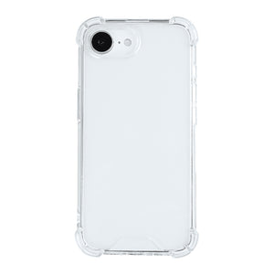 Rixus Anti-Burst Case For Apple iPhone 16e, 17e Transparent