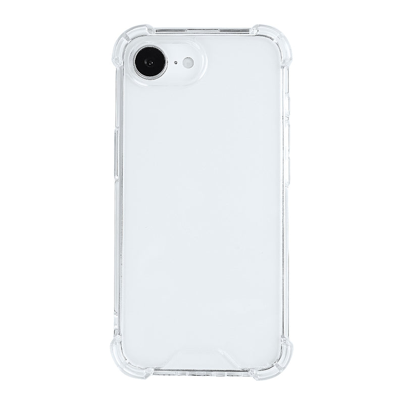 Rixus Anti-Burst Case For Apple iPhone 16e, 17e Transparent