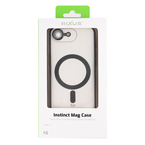 Rixus Instinct Mag Case For Apple iPhone 16e, 17e Black