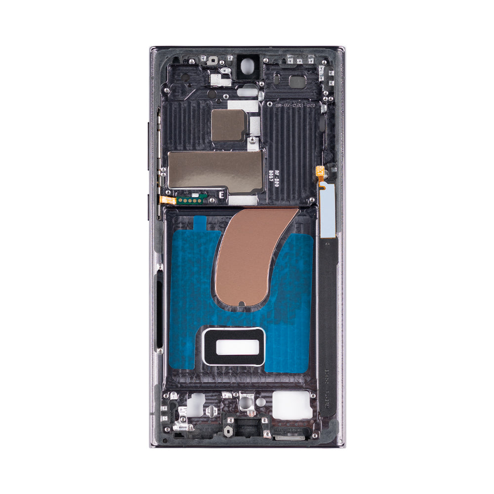Samsung Galaxy S23 Ultra S918B middenframe fantoom zwart OEM