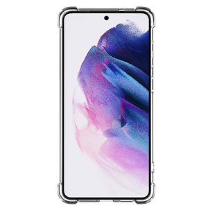 Rixus Anti-Barst Hoesje Voor Samsung Galaxy S25 Edge Transparant