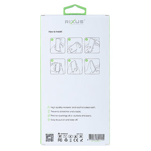 Rixus Anti-Burst Case With MagSafe Compatible For Samsung Galaxy S25 Edge Transparent