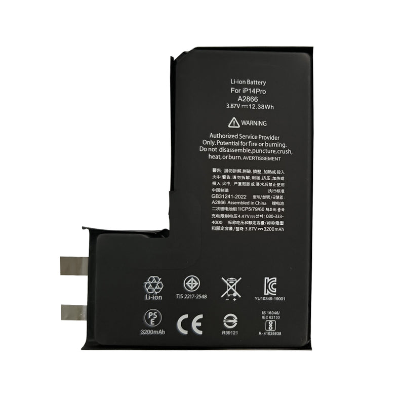 For Apple 14 Pro-batterij (puntlassen vereist) Geen BMS/IC OEM