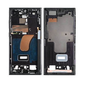 Samsung Galaxy S23 Ultra S918B Middenframe Grafiet, Rood OEM