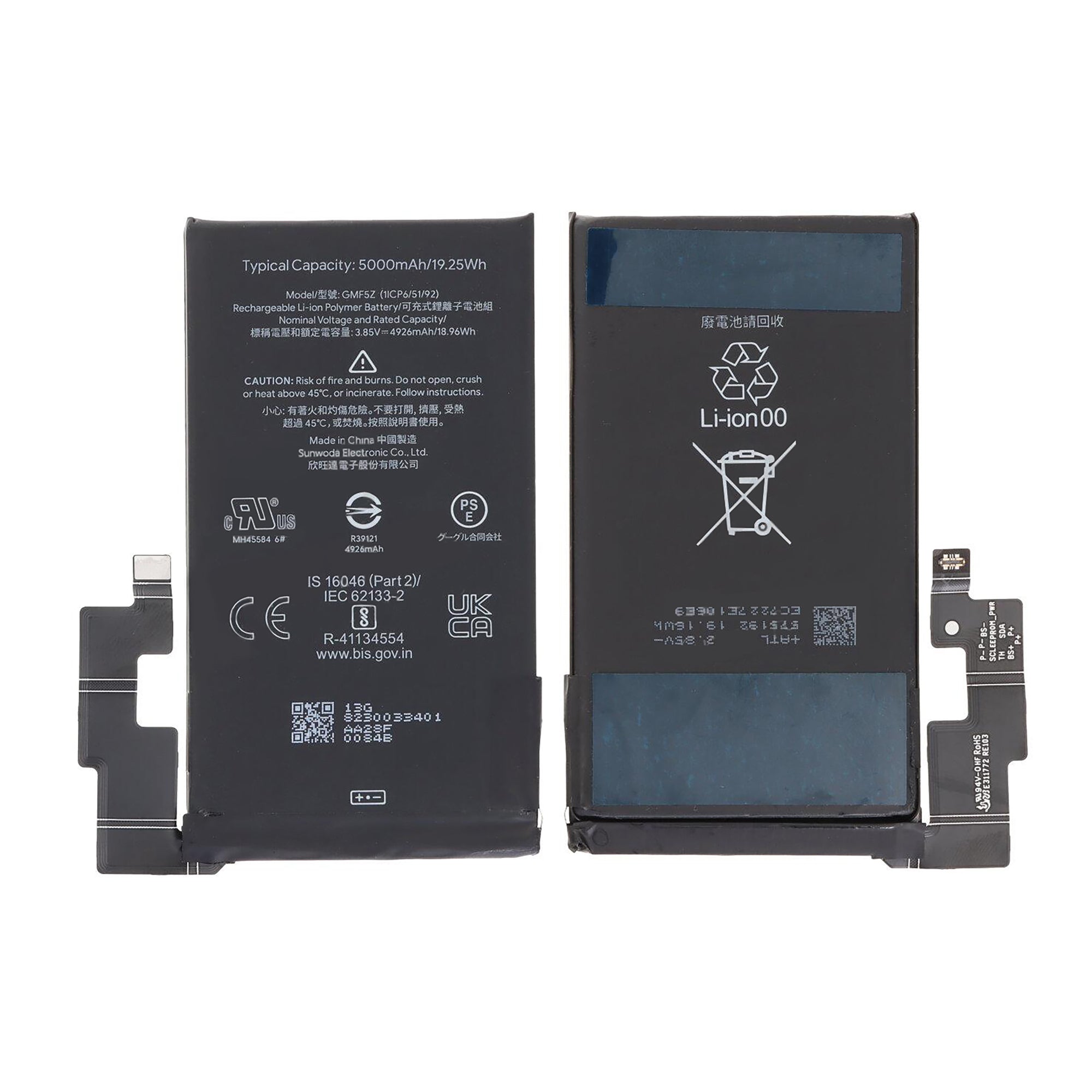 Google Pixel 7 Pro-batterij GMF5Z OEM