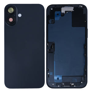 For Apple 16 Plus behuizing met kleine onderdelen zwart OEM