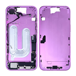 For Apple 16 Plus middenframe roze OEM