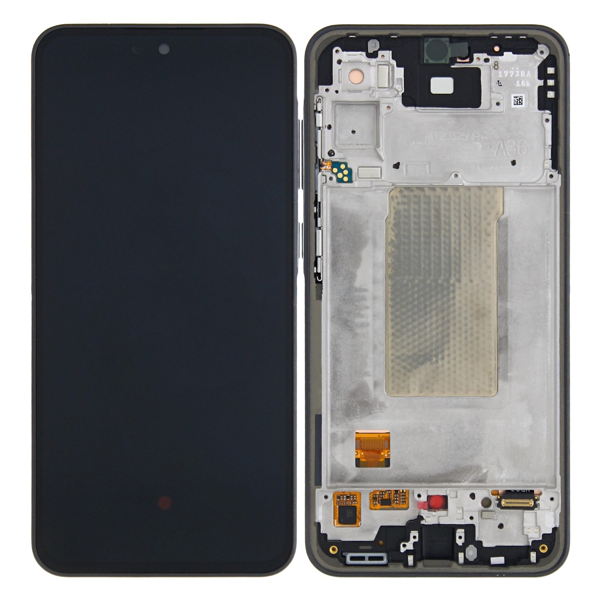 Samsung Galaxy A36 A366B scherm en digitizer met frame zwart servicepack