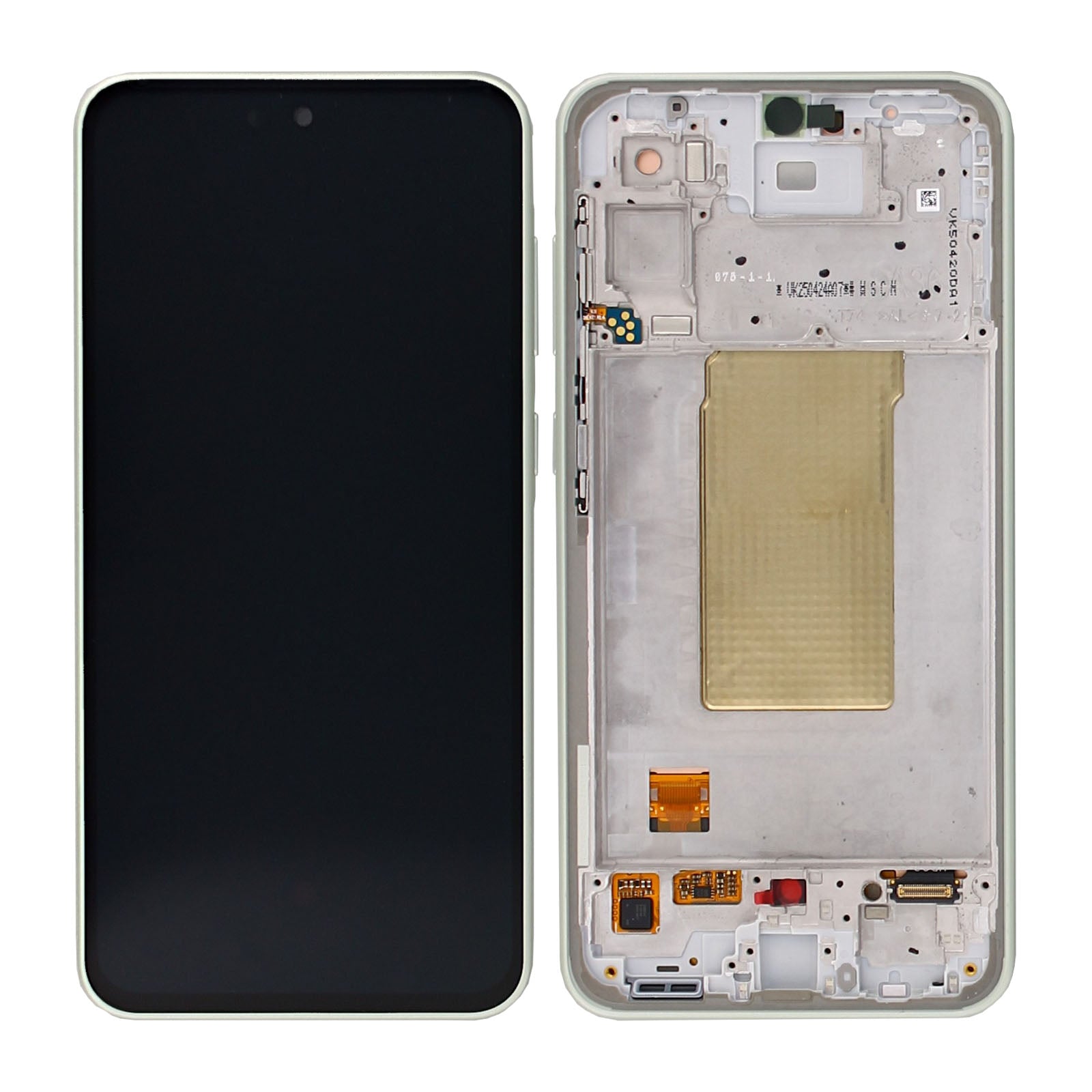 Samsung Galaxy A36 A366B Display en digitizer met frame Lime Service Pack