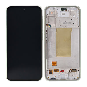 Samsung Galaxy A36 A366B Display en digitizer met frame Lime Service Pack