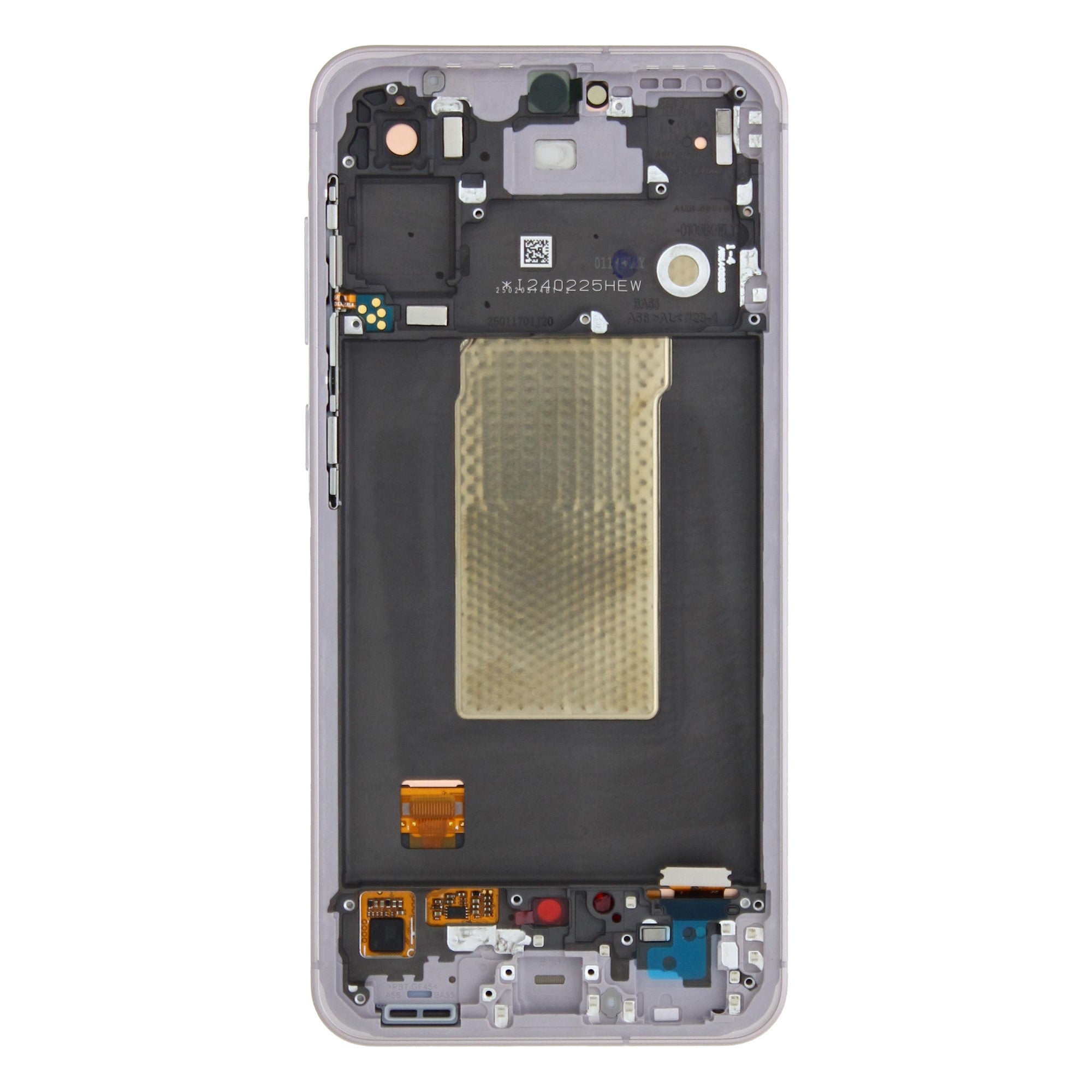Samsung Galaxy A56 A566B Display en digitizer met frame roze, vooraf gemonteerd