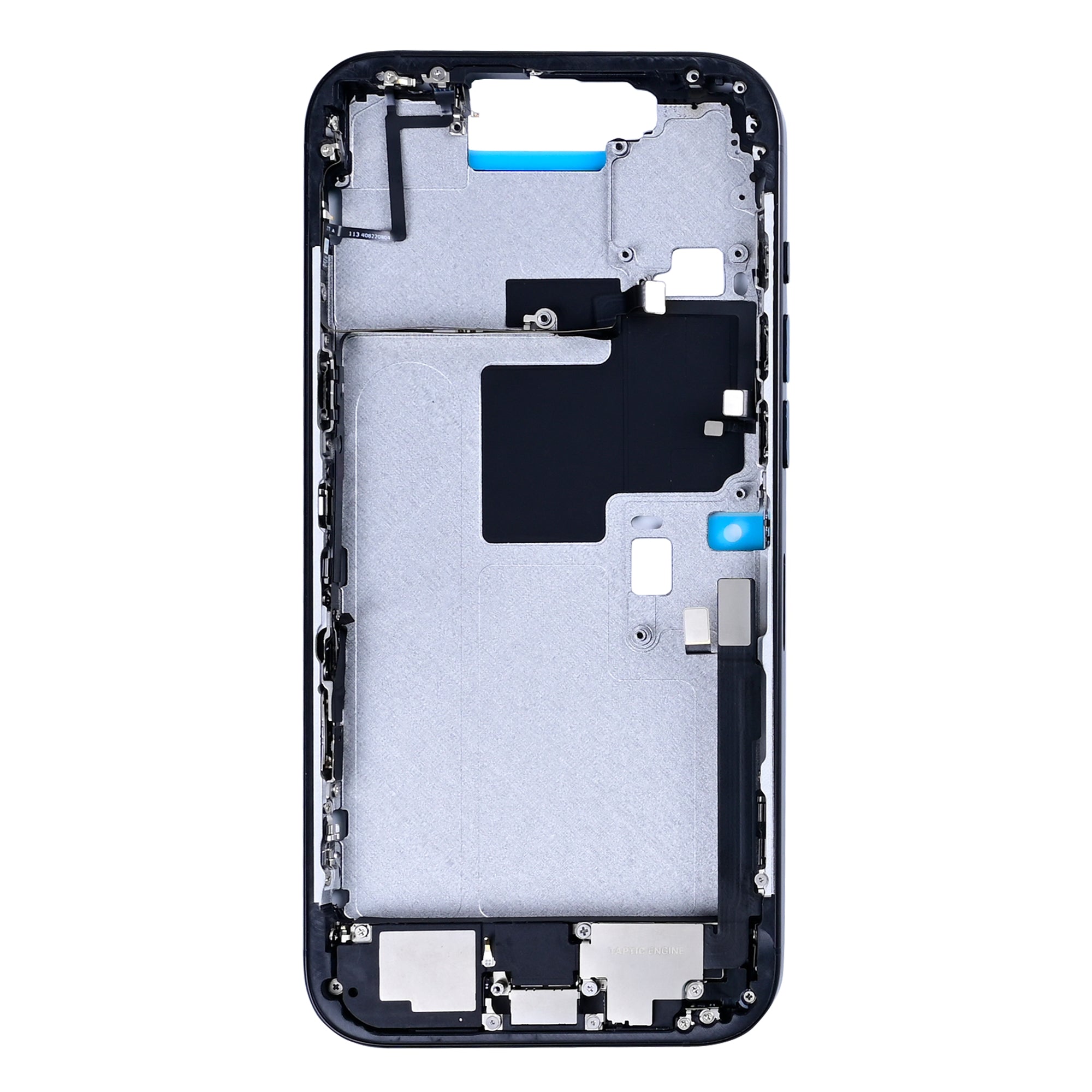 For Apple 16 Pro Max Middenframe Zwart Titanium OEM