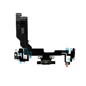 For Apple iPhone 16e Systeem Opladende Flex Zwart Getrokken
