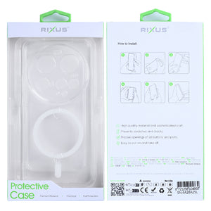 Rixus Anti-Burst Case With MagSafe Compatible For Xiaomi 15 Ultra Transparent