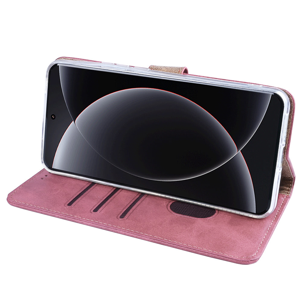 Rixus Boekenkast Voor Xiaomi 15 Ultra Roze