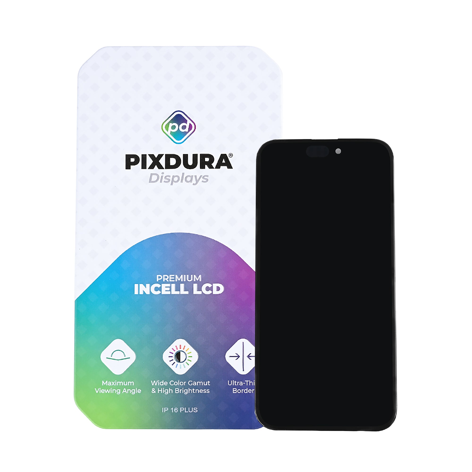 PIXDURA For Apple iPhone 16 Plus Display And Digitizer In-Cell Premium (IC Removable) (60Hz)