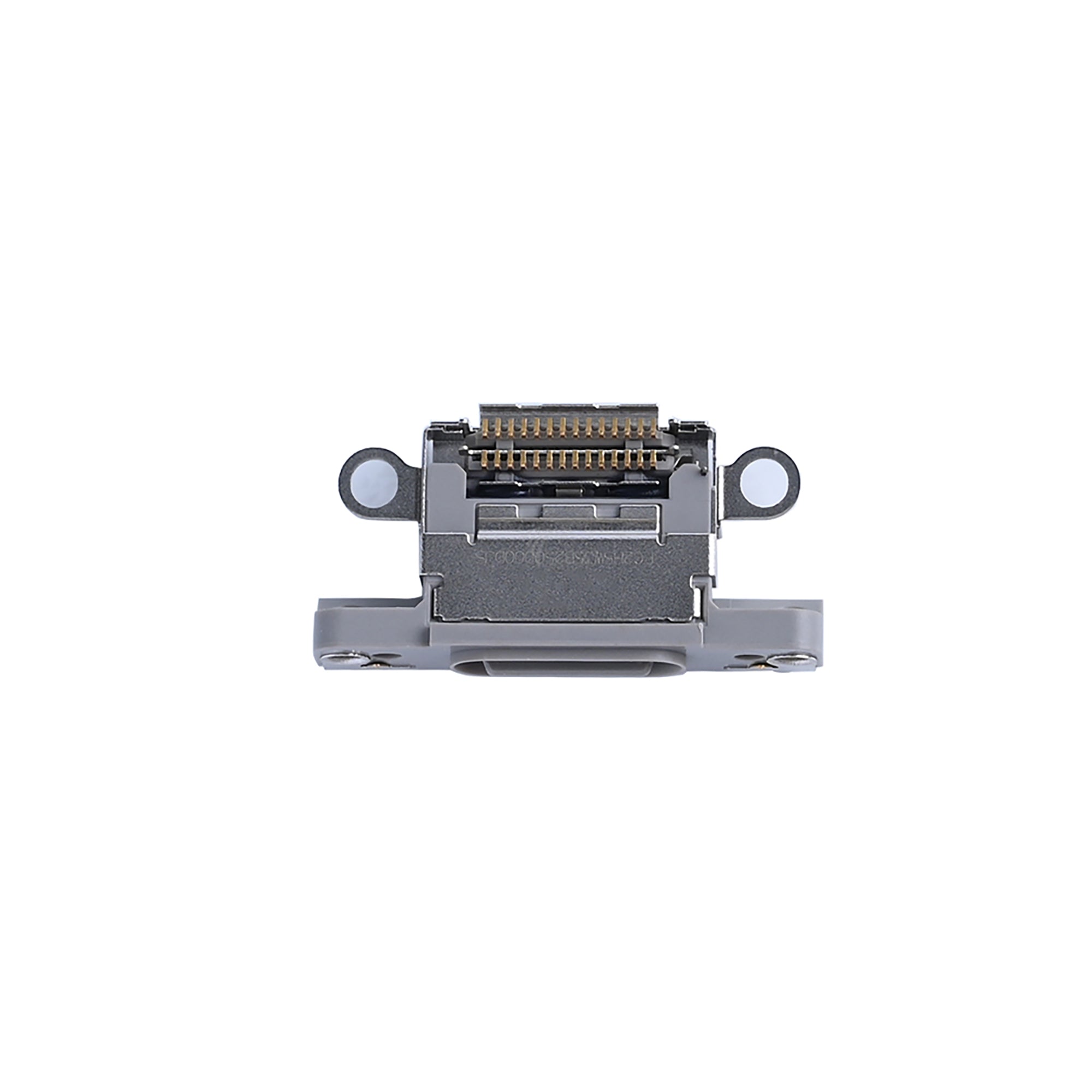 For Apple iPhone 16 Pro, 16 Pro Max systeem opladen poort wit titanium getrokken (10pcs)