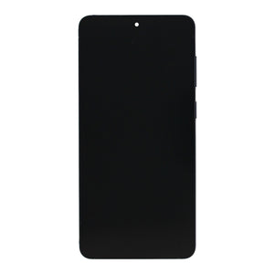 Samsung Galaxy S25 Edge S937B Beeldscherm en Digitizer met Frame Titanium Jetblack Service Pack