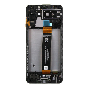 Samsung Galaxy A13 5G A136B Display en digitizer met frame zwart servicepakket