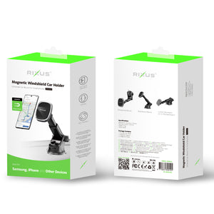Rixus RXHM16 Magnetische Telefoonhouder Dashboard Telefoonhouder Zwart
