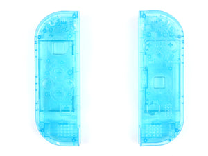 Voor Nintendo Switch Joy-con - ClearView Linker en rechter Behuizing Shell - Helder Blauw