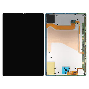 Samsung Galaxy Tab S6 T860, T865 Display en digitizer met frame zwart servicepakket