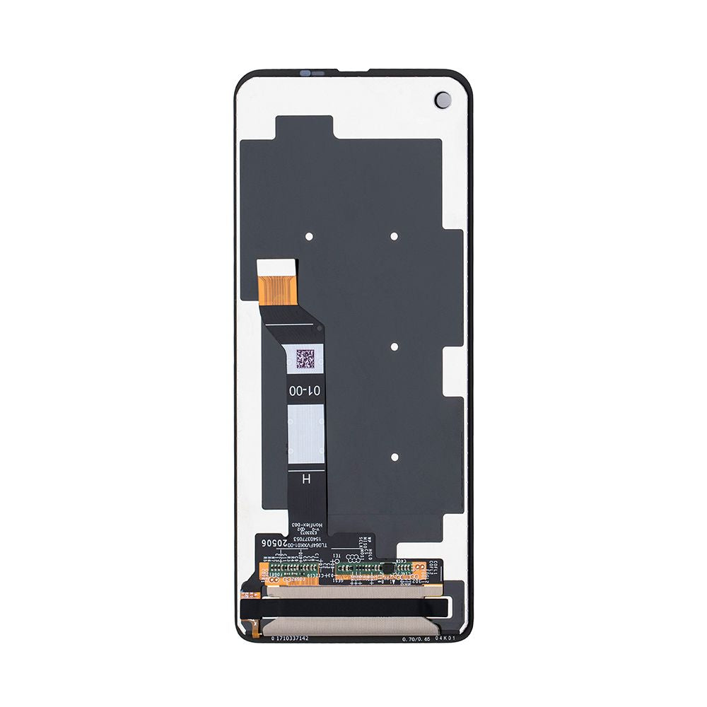 Motorola Moto One Action-scherm en digitizer zonder frame, zwart, OEM