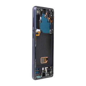 Samsung Galaxy S21 5G G991B Display en digitizer met frame Phantom Grey Service Pack
