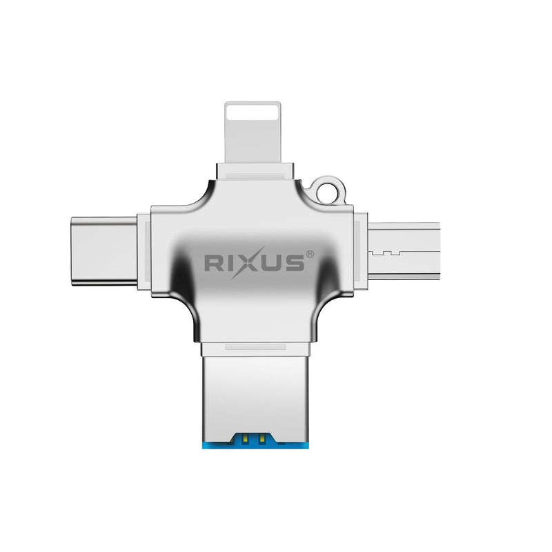 Rixus RXCR4 4 in 1 multifunctionele kaartlezer