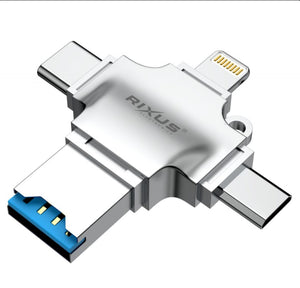 Rixus RXCR4 4 in 1 multifunctionele kaartlezer